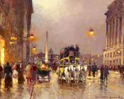 La Place De La Concorde, Le Soir - 爱德华·科尔特斯